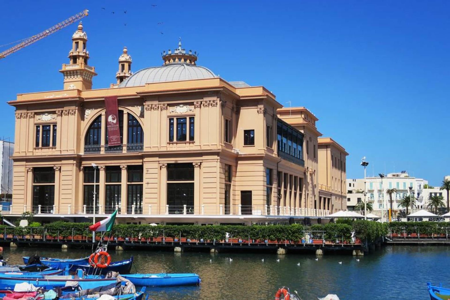 Bari theater and port