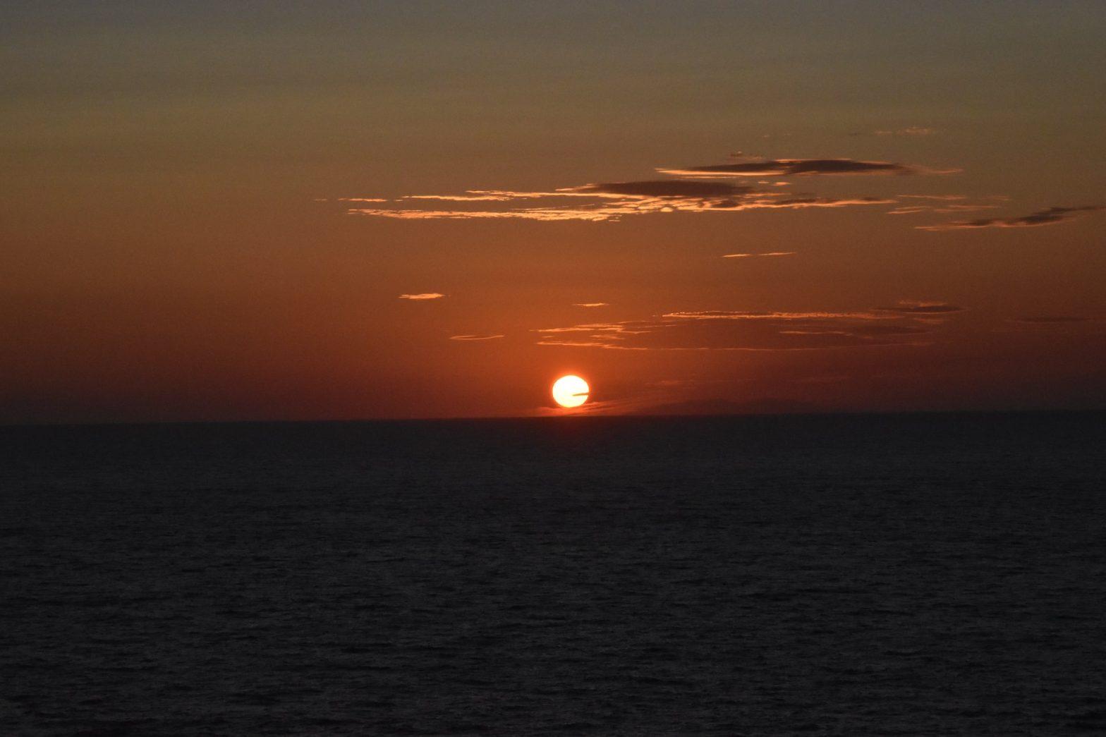 civitavecchia Sonnenuntergang