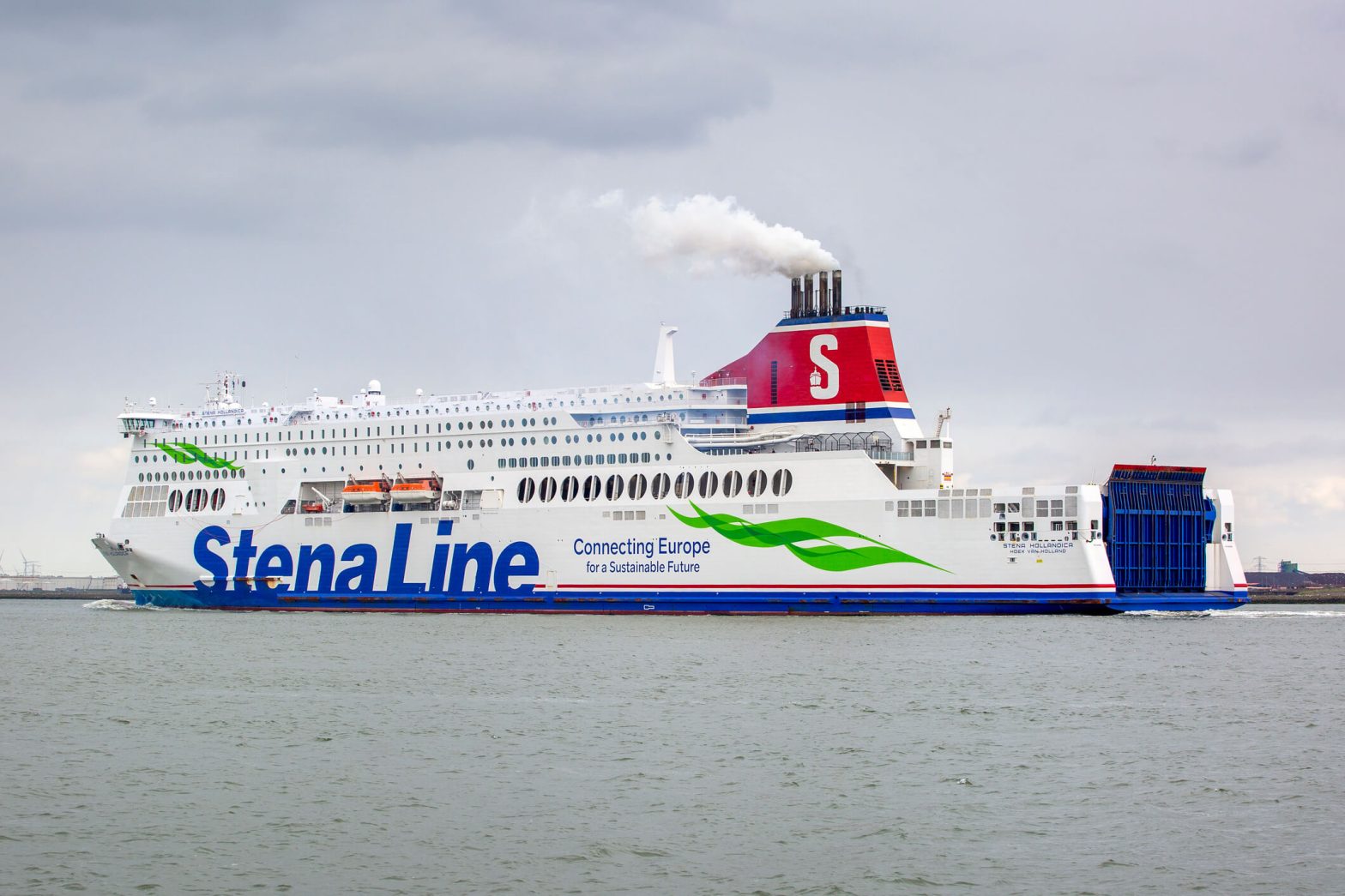 Stena Line ferry - Hoek van Holland, Rotterdam harbour