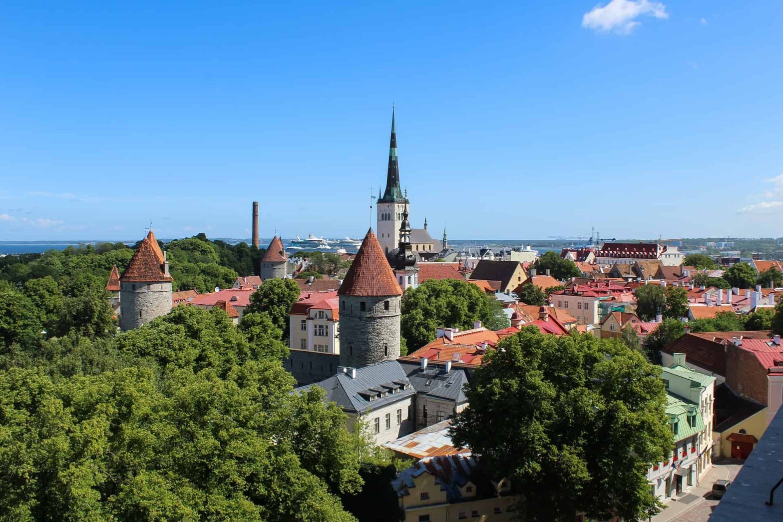 Veduta di Tallinn, capitale dell'Estonia