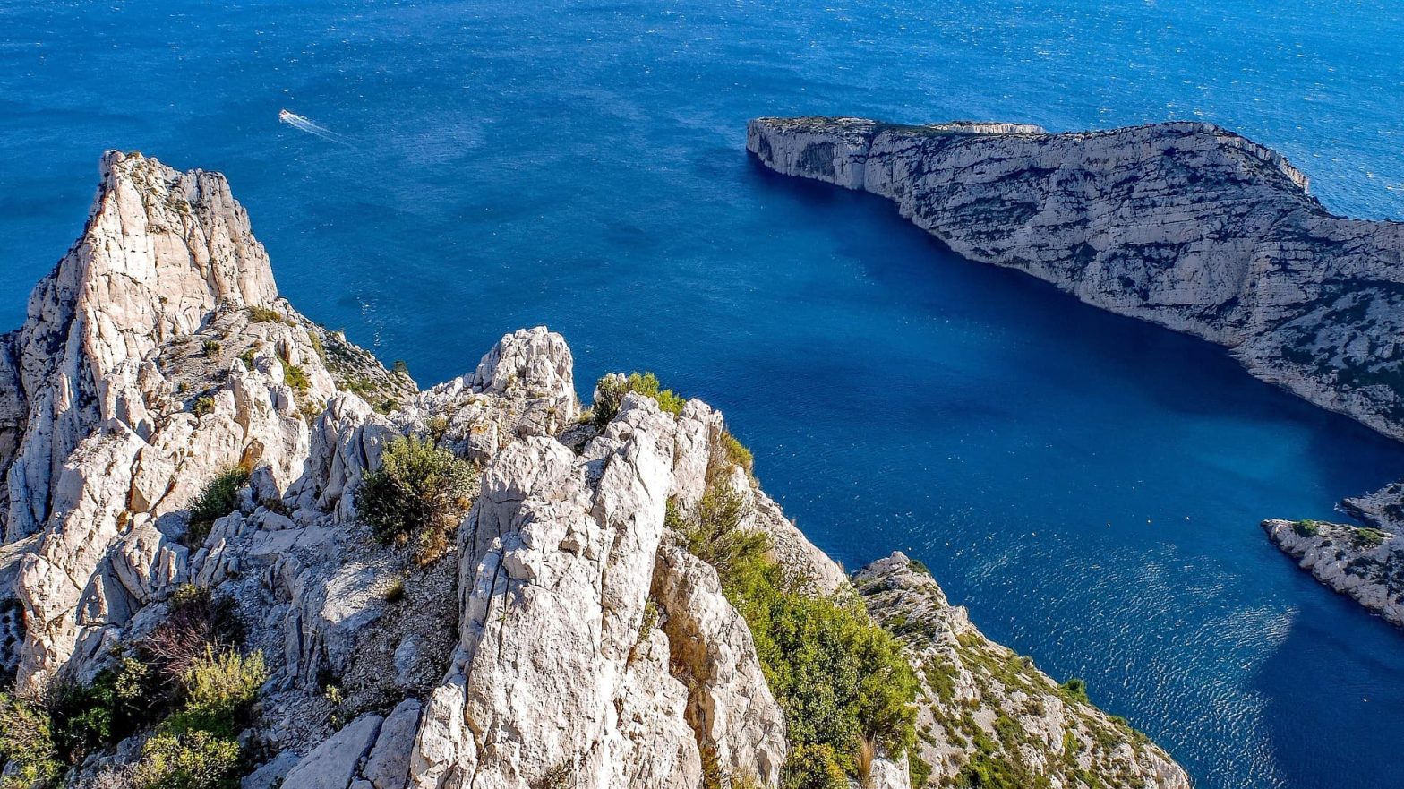 A breathtaking view of the Calanques near Marseille, France